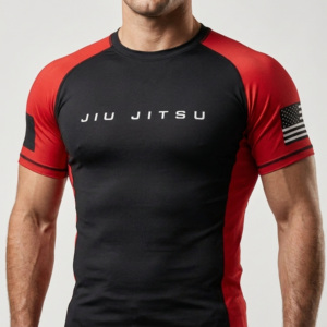 เสื้อแรชการ์ดตกปลาแบบสั่งทำจำนวนมาก OEM ผลิตจากโพลีเอสเตอร์ผสมสแปนเด็กซ์ ป้องกันแสงแดด UPF 50 รับผลิตแบรนด์ส่วนตัว - Product Image 6