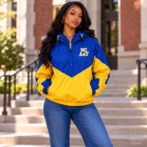 Chaqueta Anorak con Capucha Personalizada, Cortavientos con Media Cremallera, Ropa Deportiva con Bloques de Color, Marca Privada, Venta al por Mayor, Fabricante OEM - Product Image 3