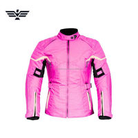 Chaqueta de Motociclismo Unisex Roja, Textil, de Manga Larga, Impermeable, Resistente al Viento, 220g, con Logotipo Personalizado en la Parte Delantera, Personalizable con la Marca, para Todas las Estaciones