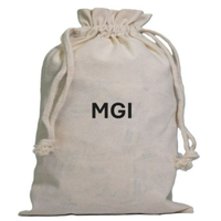 Sac à cordon personnalisé en toile de coton et lin 100 % écologique, imprimé avec logo, pochette anti-poussière réutilisable et tendance pour bougies portables