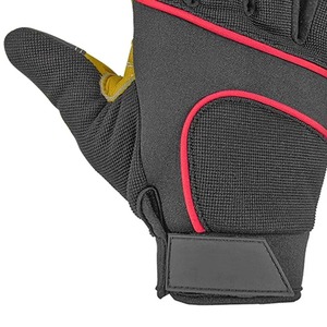 Gants en cuir de daim pleine fleur pour homme, couleur tan, doux, durables et chauds, avec doublure luxueuse, style Glovesy - Product Image 2
