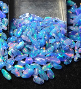 Opale violette polie brute, opale fumée traitée, opale naturelle d'Éthiopie Welo, pierre précieuse en vrac pour la fabrication de bijoux - Product Image 5