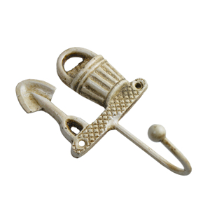 Crochets muraux en fonte écologiques de style classique, design varié, pour suspendre vêtements, manteaux et chapeaux – Décoration murale économique - Product Image 5
