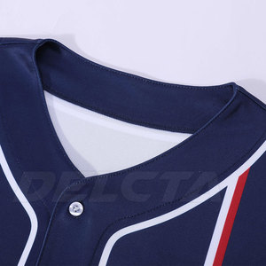 Maillot de baseball à manches courtes, style nouveau, vêtements de sport, livraison directe d'usine, pour hommes - Product Image 3