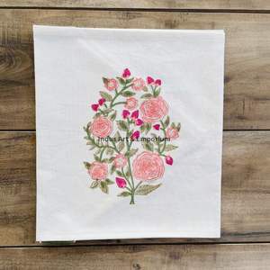 Set de table et serviettes imprimés à la main - Achetez des sets de table personnalisés, des nappes peintes à la main, des sets de table et serviettes imprimés à la main en stock - Product Image 6