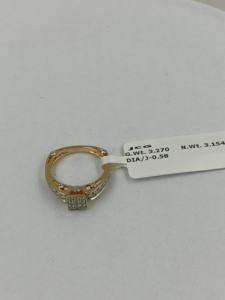 Elegantes anillos de diamantes de oro rosa para mujer, diseño de cóctel elegante, joyería fina, anillos de diamantes para venta de exportación - Product Image 2