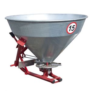 Épandeur d'engrais robuste pour utilisation agricole monté sur tracteur, semoir de précision pour fumier, machine de distribution de semences granulaires haute puissance - Product Image 1