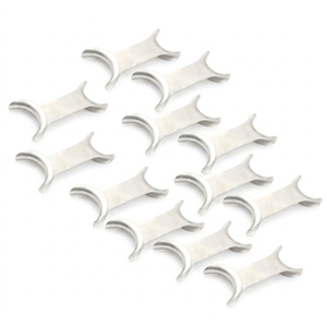 Juego de Retractores Bucales Dentales, 12 Piezas, Acero Inoxidable, Manuales, Reutilizables, Instrumentos de Ortodoncia y Cirugía Oral, Certificación CE - Product Image 2