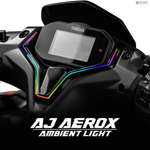AJ LIGHT DESIGN Aerox NVX 155 Panel de Instrumentos Negro Brillante con Luz Ambiental LED RGB Duradero para Modificación de Motocicletas con 12 Meses de Garantía - Product Image 5
