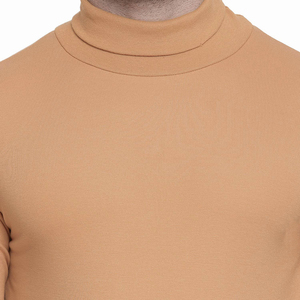 Suéter de Punto para Hombre, Cuello Alto, Manga Larga, Color Sólido, Estilo Casual para Otoño - Product Image 6
