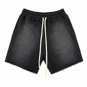 <b>Men's</b> <b>shorts</b> Acid Wash <b>Shorts</b> 100% Cotton French Terry <b>Fleece</b> Customizable Sun Faded High Street Vintage Washed <b>shorts</b> for <b>men</b> - Product Image 5