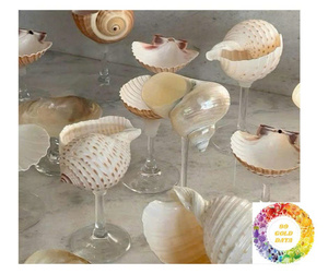 Vaso Decorativo Premium de Cristal con Diseño de Concha, Cristalería Hecha a Mano para Colección del Hogar y Negocios Mayoristas - Product Image 2
