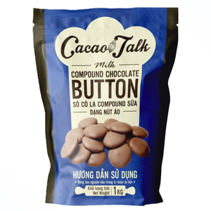 Factory Bestseller Delicious Compound Chocolate OEM/ODM Wholesale HALAL Milk Chocolate Button Cocoa 1KG <b>Biscuits</b> Cookie Supplier - Product Image 1