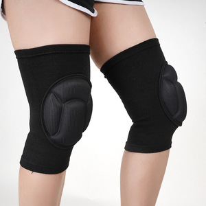 Genouillères élastiques rembourrées en éponge de polyester anti-collision, protection pour moto, sports et travail - Product Image 4