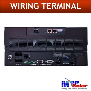 อินเวอร์เตอร์พลังงานแสงอาทิตย์ PIP6048MGX-T 6000W 48V 230V MPP Solar AC to AC 120A พร้อมที่ชาร์จไฟ AC รองรับแรงดันไฟฟ้าสูงสุด 500V ช่องสัญญาณ AC เดียว คลื่นไซน์บริสุทธิ์ รองรับการเชื่อมต่อแบบขนาน 9 ช่อง - Product Image 4