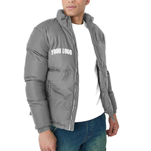 2026 New Design Men's Puffer <b>Jacket</b> Warm Hooded <b>Duck</b> <b>Down</b> Custom <b>Down</b> Puffer Thicken <b>Jacket</b> - Product Image 2