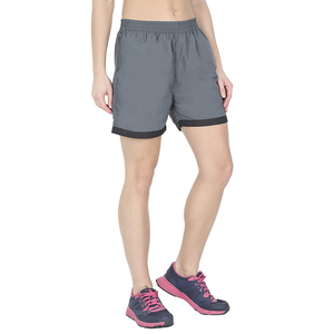 Custom Logo <b>Women</b> Fitness Gym <b>Shorts</b> Seamless Pilates Mid <b>Waist</b> Lift Breathable Quick Dry Windproof <b>Elastic</b> <b>Waist</b> 100% Polyester - Product Image 2