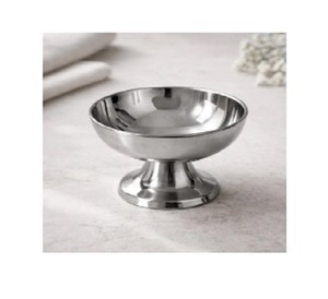 Stainless Steel Customized <b>Dessert</b> <b>Bowl</b> <b>for</b> Ice Cream Fruit Pudding Salad Appetizer Serving (10cm) - Product Image 1