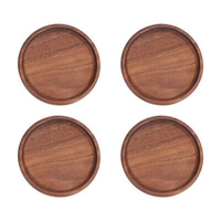 Assiettes en bois légères, vaisselle en bois bio par blossom craft india