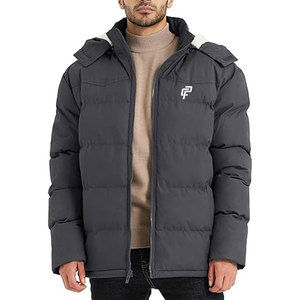 Veste matelassée durable avec design coupe-vent pour les activités de plein air, veste d'hiver - Product Image 1