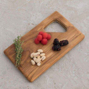 Planche à découper en bois d'acacia et de manguier, faite à la main, durable, personnalisable, lavable au lave-vaisselle, pour fruits et légumes - Product Image 4