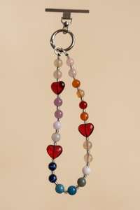 Abalorios Retro Pop con forma de corazón, dijes de gelatina con correa, dijes estéticos de órbita arcoíris, dijes de cereza cola, dijes estilo vintage Candy Core - Product Image 4