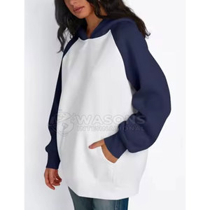 Hoodie oversize simple pour femme, style uni, doux au toucher, pour un usage quotidien - Product Image 2