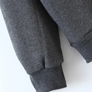 Sweat à capuche personnalisé avec logo, pour homme, 100 % coton, polaire d'hiver, impression puff, strass, quantité personnalisable, OEM - Product Image 4