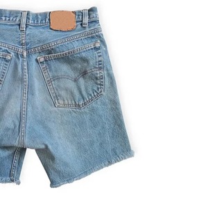 Shorts de Mezclilla Azules para Mujer, Estilo Vintage, Ultra Cortos, con Borlas, Cintura Alta, Desgastados - Product Image 5