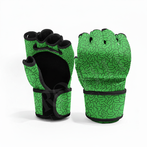 Gants de sparring robustes sur mesure, design coloré, 12 oz, protection des mains, sport décontracté, sans doigts, en cuir véritable - Product Image 3