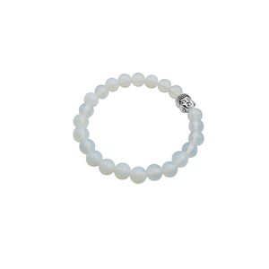 High Quality Opalite <b>Beads</b> Buddha <b>Bracelet</b> Romantic Gift Fashion Charm Jewelry for <b>Men</b> Women Energy Meditation - Product Image 1