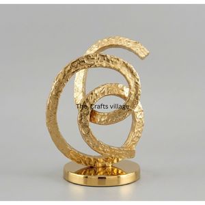 Premium <b>Decorative</b> Showpiece Metal Sculpture Modern Art Figurine Home Living Room Office <b>Table</b> <b>Decor</b> Elegant Display Accent - Product Image 1