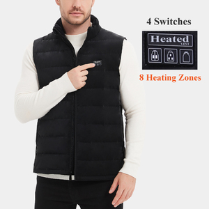 Chaleco Térmico Ligero con Batería de 5v para Hombre y Mujer, Invierno 2026, con 8 Almohadillas Calefactoras y 4 Interruptores - Product Image 2