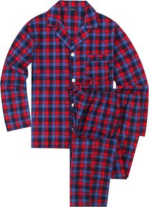 ชุดนอนผ้าฝ้ายฟลานเนลแขนยาวสำหรับผู้ชาย เนื้อผ้านุ่มสบาย รับสกรีนโลโก้ตามสั่ง - Product Image 3