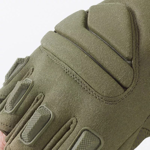 Nouveau design de gants tactiques demi-doigts anti-coupure avec protection des articulations, pour la sécurité, les activités de plein air, les fans et l'entraînement des forces spéciales, en cuir - Product Image 5