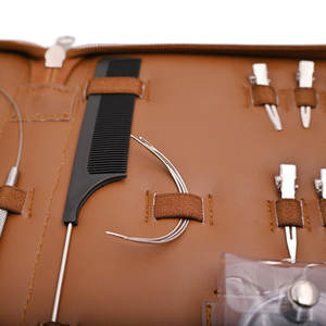 Kit de pinces professionnelles pour extensions de cheveux, pour pose et retrait d'extensions à micro-anneaux, nano-anneaux et I-Tip. - Product Image 2