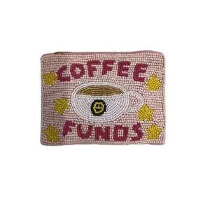 Porte-monnaie à fermeture éclair perlé personnalisé LEMON Factory, Pochette brodée à la main avec sequins, Porte-clés dessin animé perlé et porte-monnaie - Product Image 6