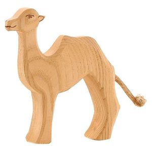 Centre de table unique en bois en forme de chameau, sculpture animale pour table basse, cheminée et décoration de vitrine - Product Image 2