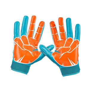 <b>football</b> <b>gloves</b> durable grip padded receiver style <b>gloves</b> training outdoor practice sport <b>youth</b> adult hand gear and low prices - Product Image 2