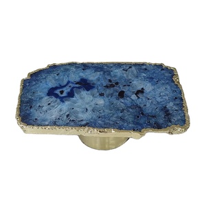 2025 Venta caliente soporte de pastel de ágata soporte de exhibición de servicio de boda decoración de mesa decoración de centro de mesa de boda - Product Image 1