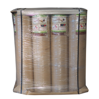 P.C.I. Rouleau de papier de protection de sol en carton industriel 450 GSM, fourni par une usine thaïlandaise pour les chantiers de construction