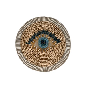 Premium hecho a mano con cuentas bordado frutas diseño 4 Set posavasos elegante para decoración de mesa de comedor lujo de moda de la India - Product Image 4