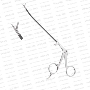 Pinzas de agarre para frente Daniel Endo de 6 pulgadas, curvadas a la izquierda, maleables, aisladas, endoscópicas, instrumento de cirugía plástica para frente Vaslcare - Product Image 2