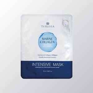 แผ่นมาส์กหน้าเกาหลี K-Beauty Tersia Marine Collagen Intensive Mask Sheet Pack 10 แผ่น ผลิตในเกาหลี - Product Image 1