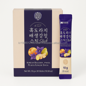 Jarabe de fruta de hierbas tradicional de Corea OEM, extracto de flor de campana de jengibre Pera a granel, antioxidante Natural empaquetado individualmente - Product Image 1
