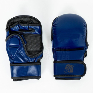 Guantes de MMA de Cuero Premium de la Mejor Calidad, Impermeables, de Medio Dedo, para Adultos, Nuevo Lanzamiento, STRIKE MASTER INDUSTRY, Gancho Personalizable - Product Image 3