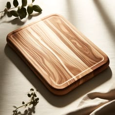 Planche à découper en bois, planche à charcuterie, forme carrée, épaisseur 1,5 cm, passe au lave-vaisselle - Product Image 2
