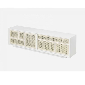 High quality rattan cabinet natural cabinet rattan tv cabinet living room furniture made in Viet Nam