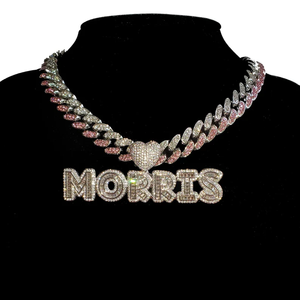 Men's Hip Hop <b>Necklace</b> Iced Out VVS Moissanite Diamond 925 Sterling Silver link Chian Luxury <b>Statement</b> <b>Necklace</b> For Unisex Wear - Product Image 1