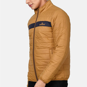 Nouvelle arrivée : veste d'hiver matelassée à fermeture éclair intégrale, coupe slim, marque privée, pour homme. - Product Image 3